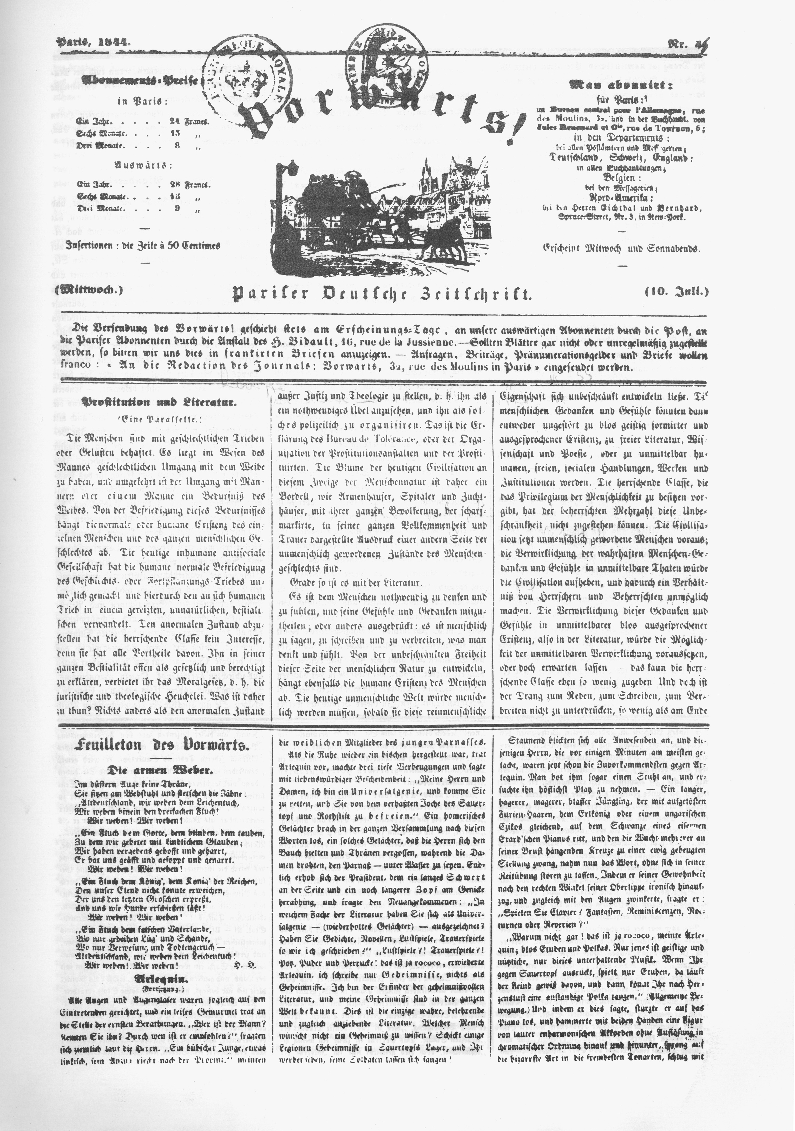 Vorwärts